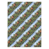 Bruine Koe in het land, Tafelkleed (Voorkant)