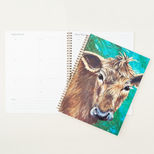 Bruine Koe Planner (Display)