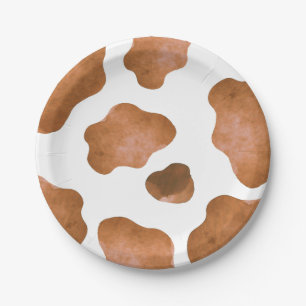 Bruine Koe Spots Party Paper Bord