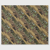 Bruine Koe vanmiddag Siesta Cadeaupapier (Vlak)