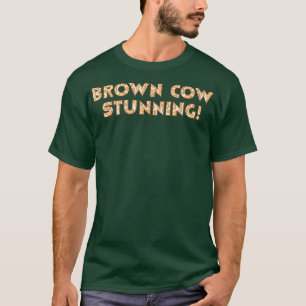 Bruine Koe verbluffend T-shirt