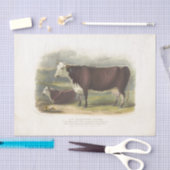 Bruine Koeien Ephemera Decoupage  Boerderij Tissuepapier (Craft)