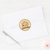 Bruine koekjes & zoete zakelijke Sticker (Envelop)