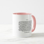 "Bruine" koffie-Mok Mok (Voorkant rechts)