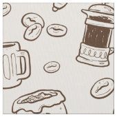 Bruine koffiebonen, geïllustreerd als elementen stof (Close Up)