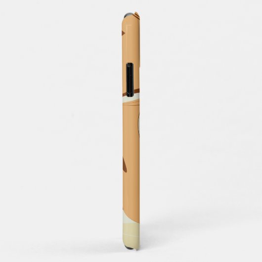 bruine-koffiekolf Case-Mate iPhone case (Achterkant/rechts)