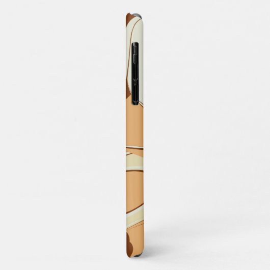 bruine-koffiekolf Case-Mate iPhone case (Achterkant/links)