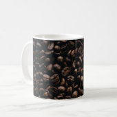 Bruine koffiezaden koffiemok (Voorkant links)