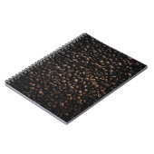 Bruine koffiezaden notitieboek (Linkerzijde)
