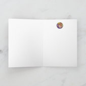 Bruine Konijnen met Oorhangers in Hoedje Aquarel K Kaart (Binnen)