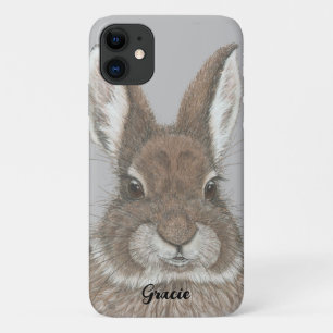Bruine konijnenkuin Cute Animal Art Case-Mate iPhone Case