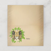 Bruine koning van de Oerwoud leeuw Plaatskaartje (Buitenkant ongevouwen)