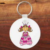 Bruine koningsprinses sleutelhanger (Voorkant)