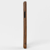 Bruine krokodillenleer print Case-Mate iPhone case (Achterkant/rechts)