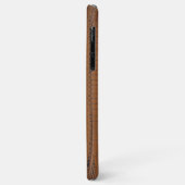 Bruine krokodillenleer print Case-Mate iPhone case (Achterkant/links)