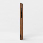 Bruine krokodillenleer print Case-Mate iPhone case (Achterkant/links)