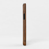 Bruine krokodillenleer print Case-Mate iPhone case (Achterkant/rechts)