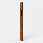 Bruine krokodillenleer print Case-Mate iPhone case (Achterkant/rechts)