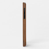 Bruine krokodillenleer print Case-Mate iPhone case (Achterkant/links)