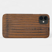 Bruine krokodillenleer print Case-Mate iPhone case (Achterkant (horizontaal))
