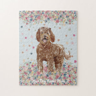 Bruine Labradoodle-snijhond Legpuzzel