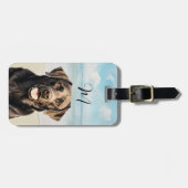 Bruine Labrador Retriever Bagage Label (Voorkant horizontaal)