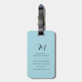 Bruine Labrador Retriever Bagage Label (Achterkant verticaal)