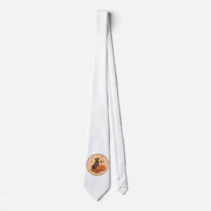 Bruine Labrador Retriever Halloween Stropdas
