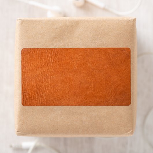 Bruine lederen textuur voor achtergrond etiket (Insitu)