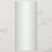 Bruine lederen zwarte olijven Elegant Menu (Achterkant)