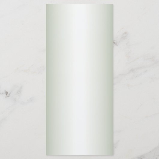 Bruine lederen zwarte olijven Elegant Menu (Achterkant)