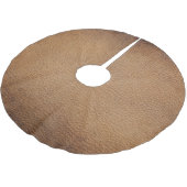 Bruine leertextuur:  achtergrond close-up kerstboom rok (Gekanteld)