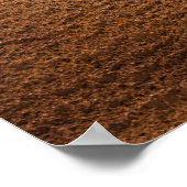 Bruine leertextuur:  achtergrond close-up poster (Hoek)