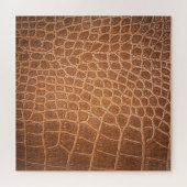 Bruine leertextuur, achtergrondgebruik. legpuzzel (Horizontaal)