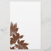 Bruine lepelmoes briefpapier (Voorkant)