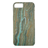 Bruine lichtblauwe accu's Case-Mate iPhone case (Achterkant)