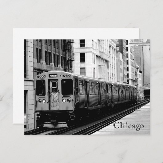 Bruine lijn briefkaart (Voorkant / Achterkant)