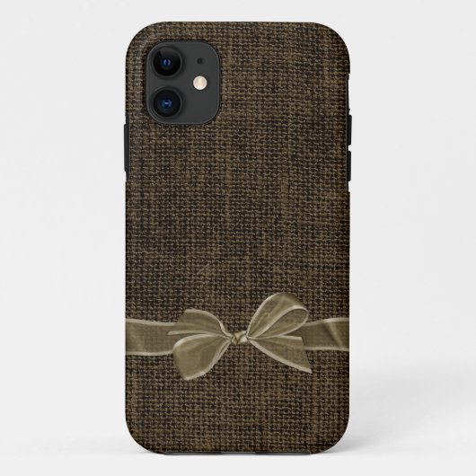 bruine linnen met boeg Case-Mate iPhone case (Achterkant)
