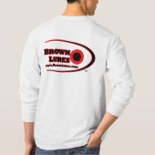 bruine luiken t-shirt (Achterkant)