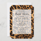 Bruine Luipaard Dierenprint Kaart (Voorkant)