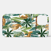Bruine luipaard in tropisch weelderig oerwoud blad Case-Mate iPhone case (Achterkant (horizontaal))