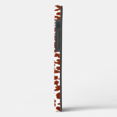 Bruine Luipaardprint Huid Case-Mate iPhone Case (Achterkant / Links)