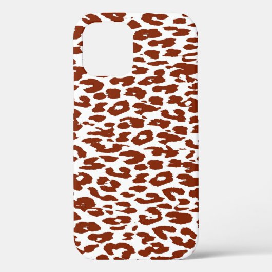 Bruine Luipaardprint Huid Case-Mate iPhone Case (Achterkant)