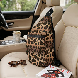 Bruine Luipaardprint Schoudertas Sling Bag