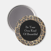 bruine luipaardvonk magneet (Voorkant / Achterkant)