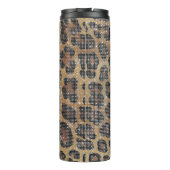 bruine luipaardvonk thermosbeker (Achterkant)