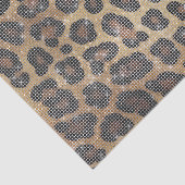 bruine luipaardvonk tissuepapier (Detail)