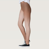 Bruine maanlicht ombre-effect  leggings (Links)