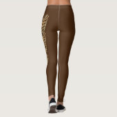 Bruine Maine State Pine Cone Leggings (Achterkant)