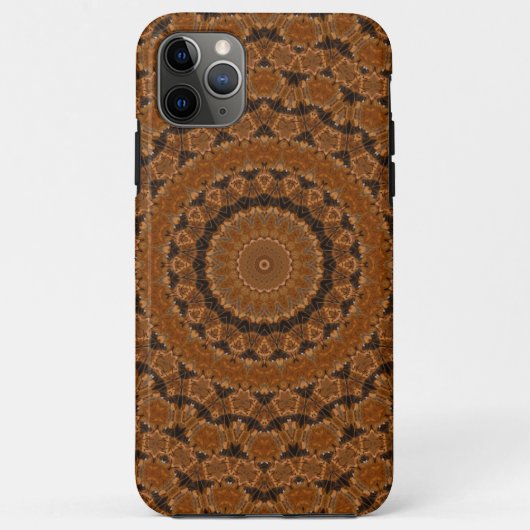 Bruine Mandala Wiel... Case-Mate iPhone Case (Achterkant)